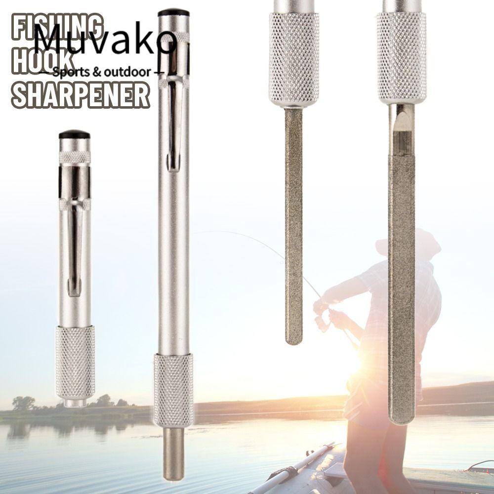 MUVAKO Dụng Cụ Mài Lưỡi Câu Chất Lượng Cao