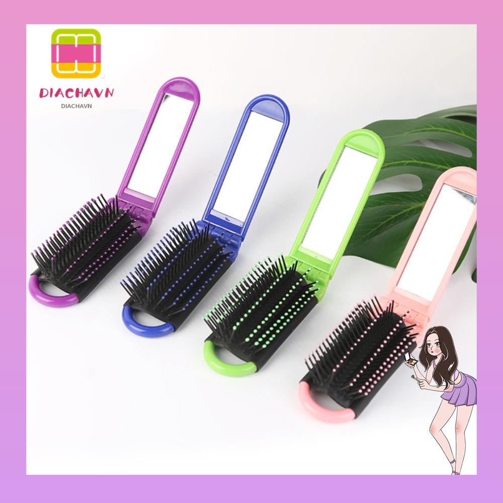 DIACHAVN Set 2 Lược Chải Tóc Có Thể Gấp Gọn Tiện Dụng Khi Đi Du Lịch