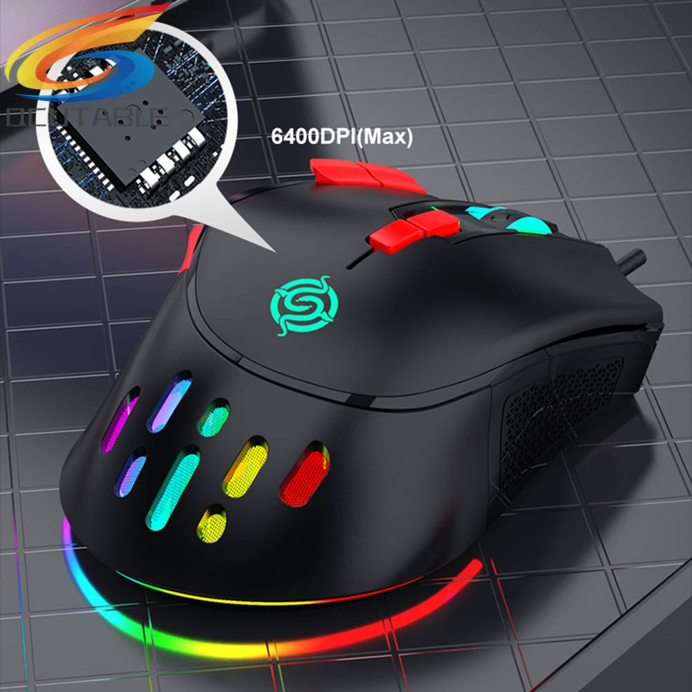 Chuột Máy Tính Q15 9 Nút Có Đèn Nền Macro Dành Cho Gia Đình / Văn Phòng