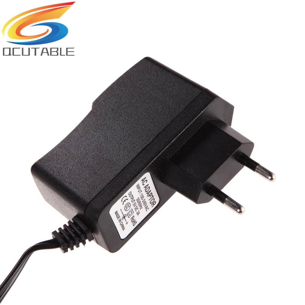 Phích Cắm Sạc EU AC 100-240V DC 5.5mm x 2.5MM 5V 2A 2000mA