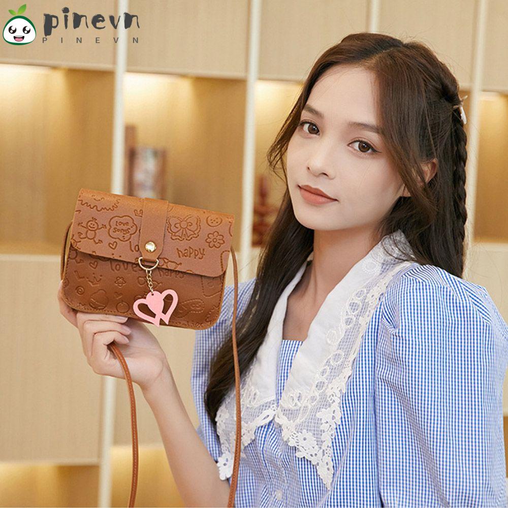 PINEVN Túi Xách Da PU Mềm Thời Trang Cho Nữ