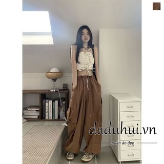 Daduhui New American Ins High Street Hip Hop Casual Pants Niche High Waist Loose Wide Leg Pants Large Size Trousers