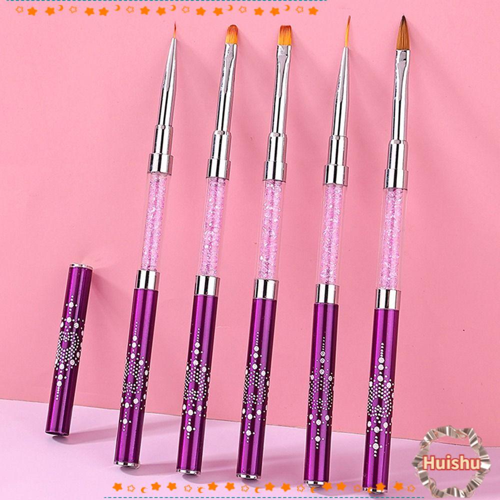 HS Set 5 Cọ Vẽ Móng Tay Nghệ Thuật Chuyên Nghiệp