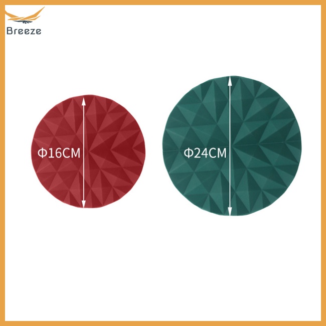 Đế Lót Ly Hình Tròn Bằng Silicone Cách Nhiệt Đa Năng Tiện Dụng Cho Nhà Bếp