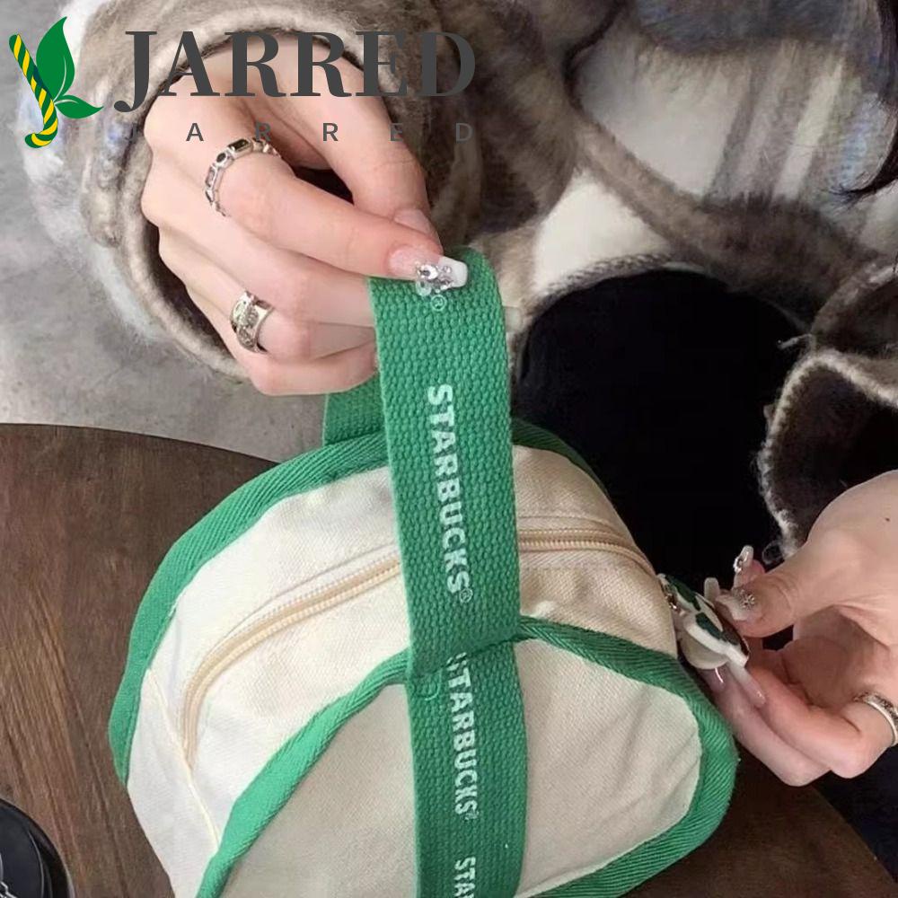 JARRED Túi Xách Mini Đeo Cổ Tay Họa Tiết Cây Dừa Hợp Thời Trang Cho Nữ