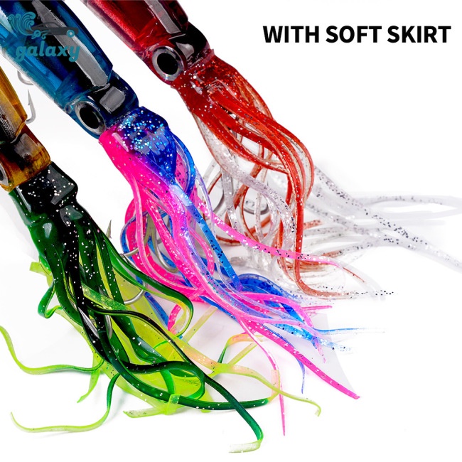 Galaxy Mồi Giả Nhử Cá Hình Bạch Tuộc 14cm / 40g Bằng Nhựa Cứng