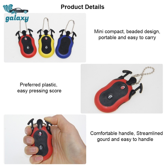 Galaxy Dụng Cụ Đếm Điểm Đánh Dấu Vị Trí Bóng Golf Mini Có Móc Khóa Tiện Dụng