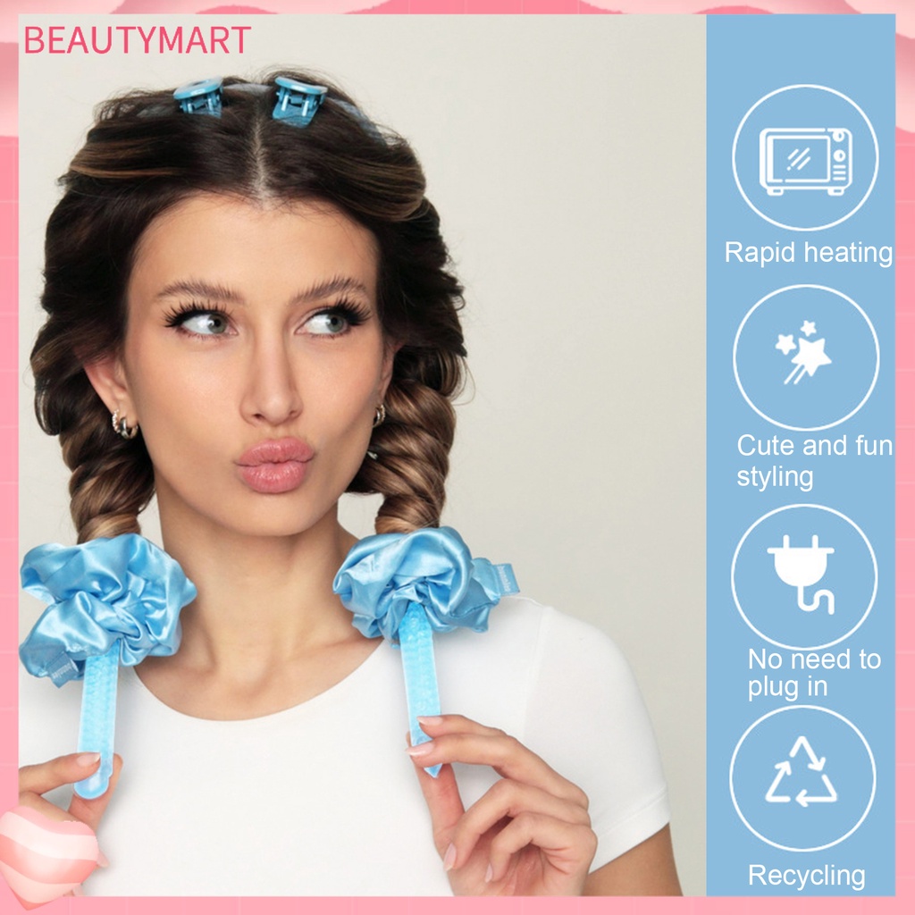 Bộ 7 Dụng Cụ Uốn Tóc Không Nhiệt Mềm Mại Giúp Tiết Kiệm Thời Gian