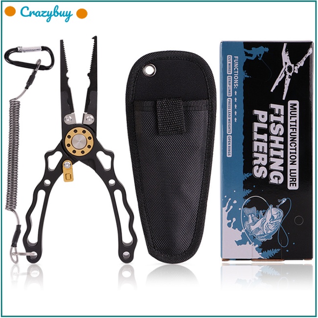 Cr Bộ Kìm Kẹp Gỡ Lưỡi Câu Cá Đa Năng Kèm Dây Chuyên Dụng