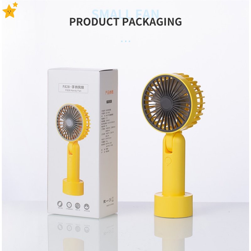 Quạt Mini Cầm Tay / Đeo Cổ Di Động Kèm Sạc Usb Tiện Dụng Chất Lượng Cao