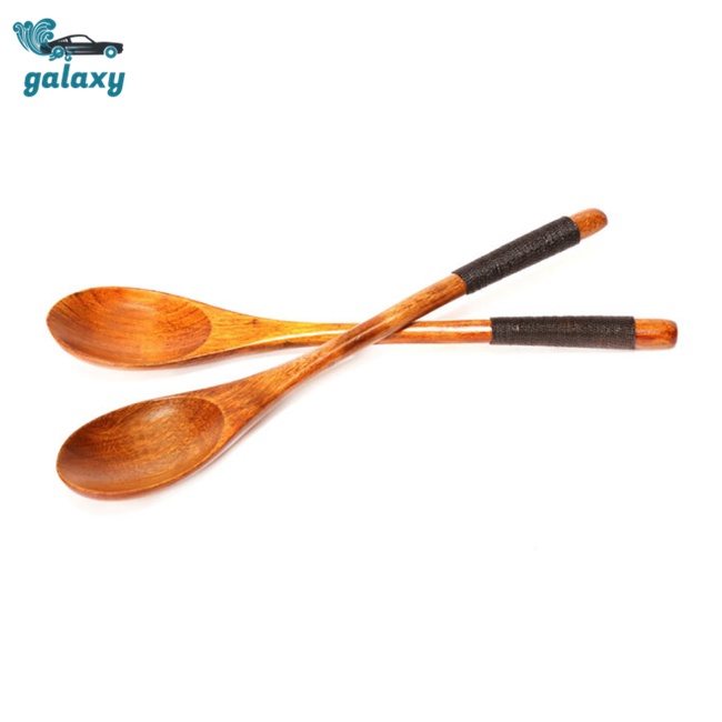 Galaxy Bộ Muỗng Nĩa Đũa Bằng Gỗ Kèm Túi Vải Tái Sử Dụng Được