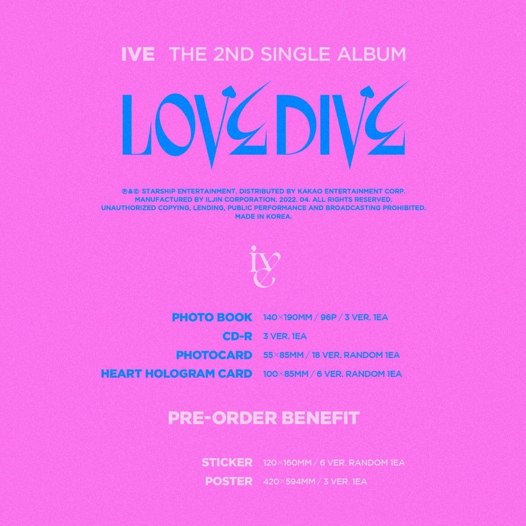 IVE - 2nd Single album