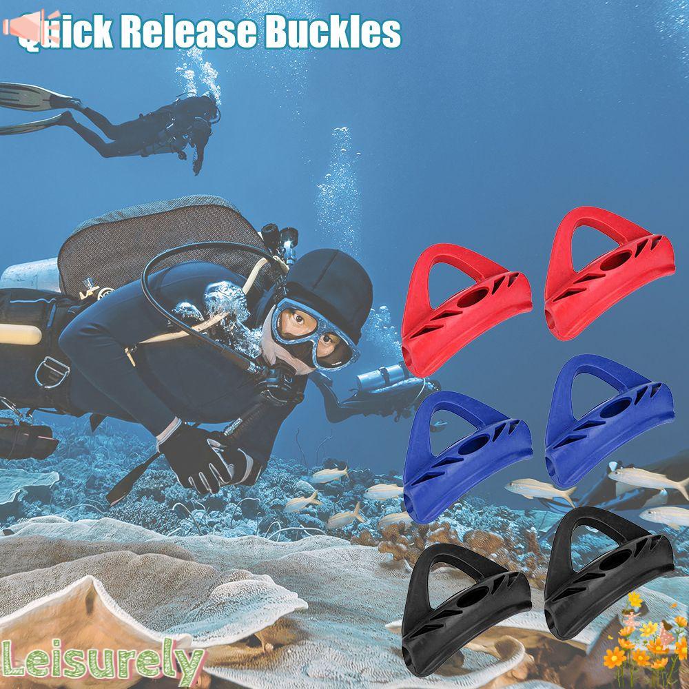 LEILY Khóa Dây Giày Bơi Lội Tháo Lắp Nhanh Tiện Lợi