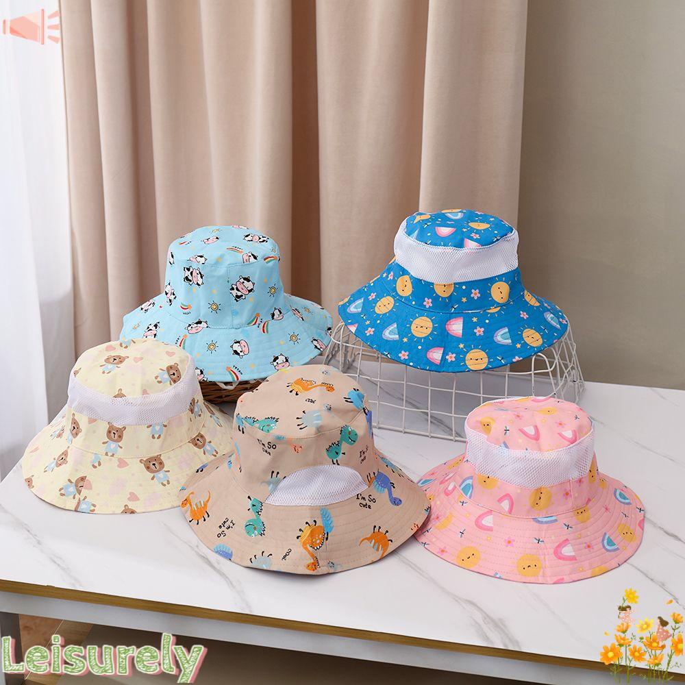 LEILY Mũ Rộng Vành Đi Biển Chống Nắng Cao Cấp Thời Trang Cho Bé