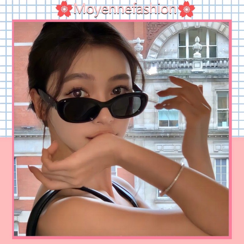 Kính Mát Gọng oval Nhỏ Phong Cách Âu Mỹ unisex