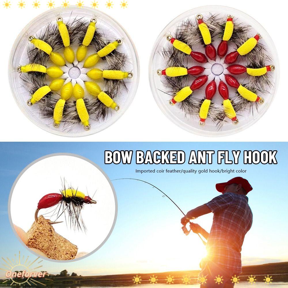 FOREVER Bộ 5 Mồi Câu Cá DIY Hình Kiến # 12# 14# 16# Vật Liệu Làm Thủ Công Răng Cưa Chất Lượng Cao