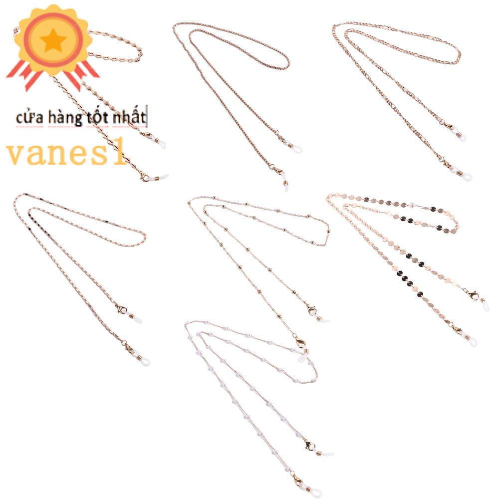 VANES1 Dây Đeo Mắt Kính Chống Thất Lạc Bằng Kim Loại Cho Nam Và Nữ