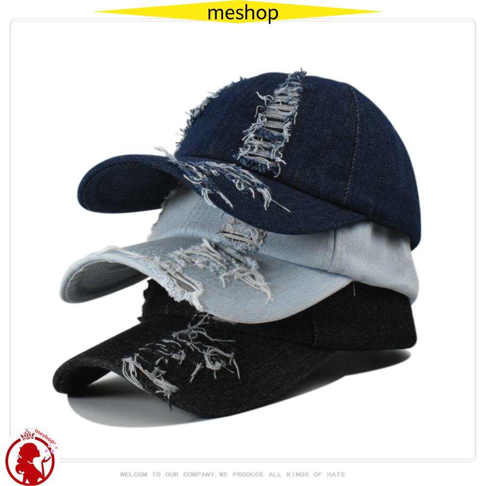 ME Mũ Lưỡi Trai DENIM Có Thể Điều Chỉnh Kích Cỡ