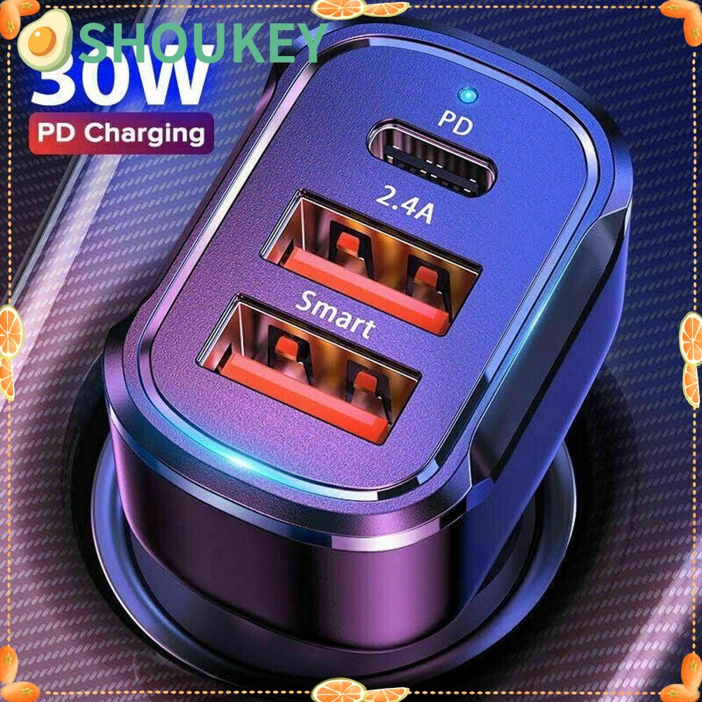 SHOUKEY Tẩu Sạc Nhanh PD Type C Cho Xe Ô Tô