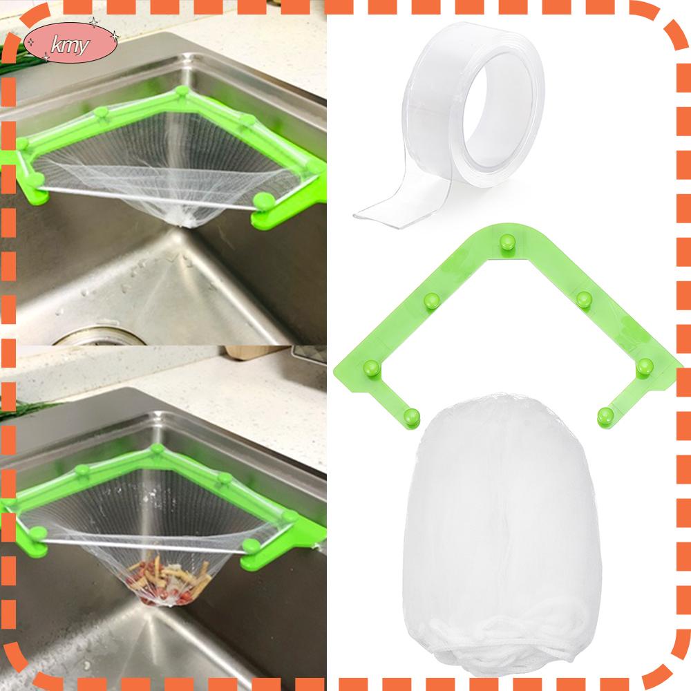 KRNY Giá Lưới Đựng Rác Gắn Góc Tường Tiện Lợi