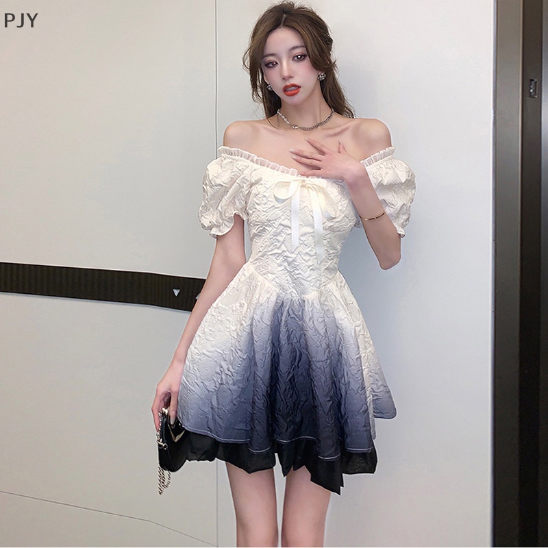 Đầm Lolita Màu Gradient Ngọt Ngào Thanh Lịch Cho Nữ PJ