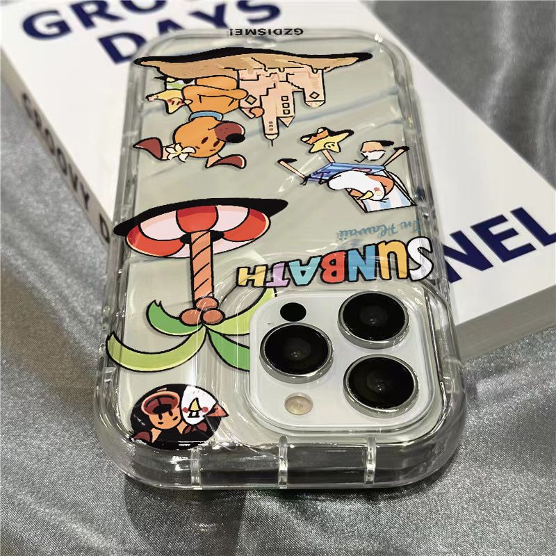 Ốp Điện Thoại Mềm Trong Suốt In Hình Chú Cún Dễ Thương Cho Iphone 11 / 13127 / 14Promax / Xr / 8 NFFO