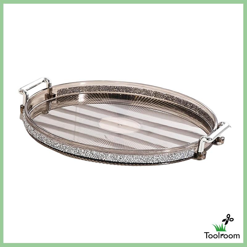 Khay Phục Vụ Thức Ăn Hình Tròn Phong Cách Châu Âu