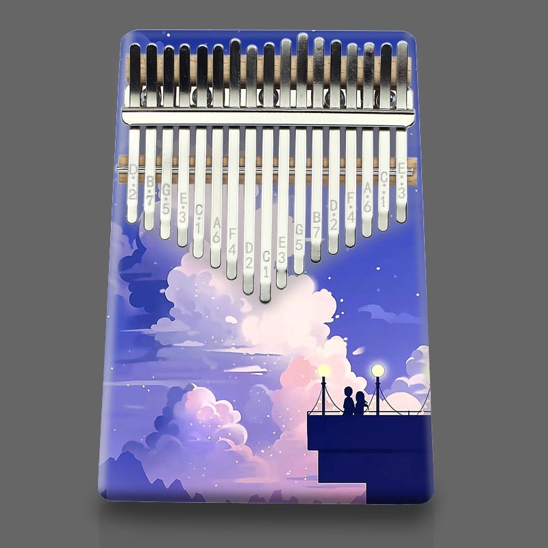 Đàn Kalimba 17 Phím Nhiều Màu Sắc Dành Cho Người Mới Bắt Đầu