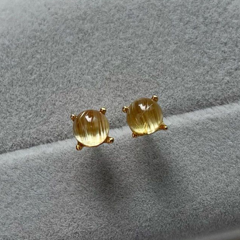 ♥ Bông Tai Bạc 925 Đính Hạt Pha Lê Trong Suốt Mini Đơn Giản Thời Trang Dành Cho Nữ