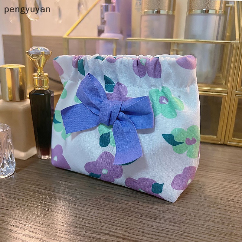 [pengyuyan] Ins Túi Đựng Mỹ Phẩm Thẻ Tai Nghe Son Môi Tự Động Đóng Sắp Trang Sức Đi Du Lịch [Mới]