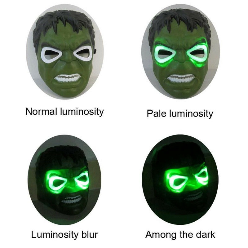 Gamma Baby-Superman Mask - Spider-Man Superhero, Captian American, IronMan with Funny LED Lights- Mid-Autumn Festival Toy