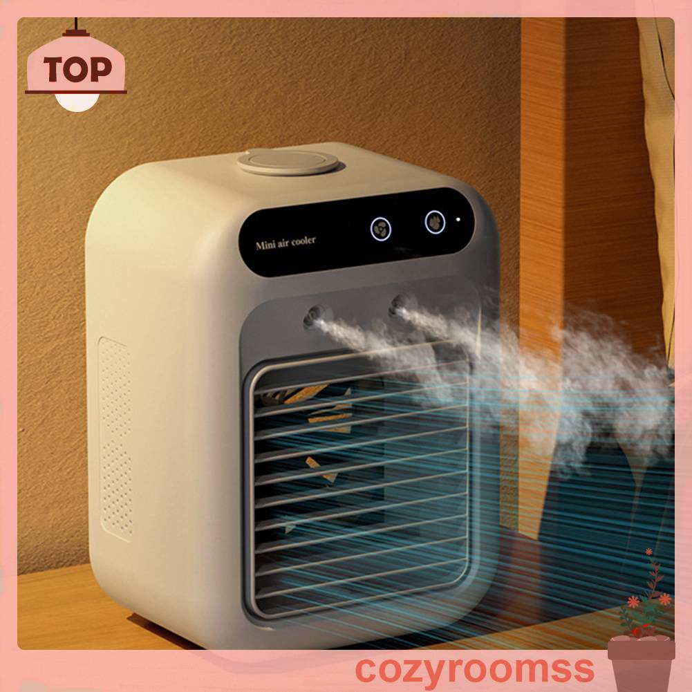 Quạt Làm Mát Để Bàn 2 Tốc Độ Tùy Chỉnh Nhỏ Gọn Tiện Dụng Cho Gia Đình