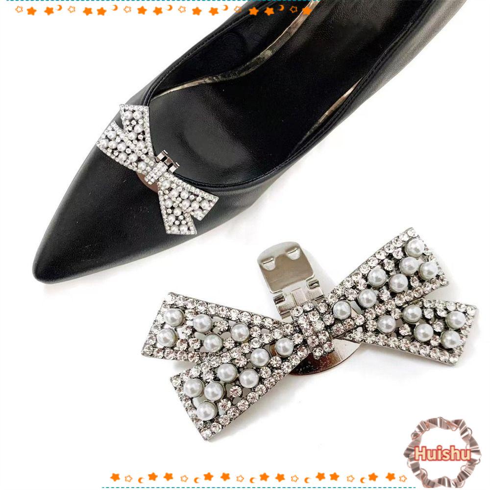 1 Kẹp Giày Đính Đá Lấp Lánh Thời Trang Cho Nữ