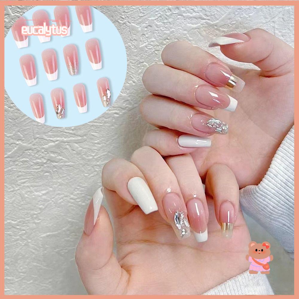 EUTUS Bộ Móng Tay Giả Che Phủ Toàn Diện Có Thể Tháo Rời DIY