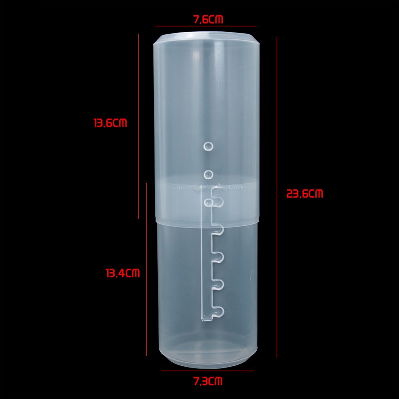 Giá Đỡ Cọ Trang Điểm Bằng PVC Có Thể Điều Chỉnh Chiều Cao Kèm Nắp Đậy Tiện Lợi
