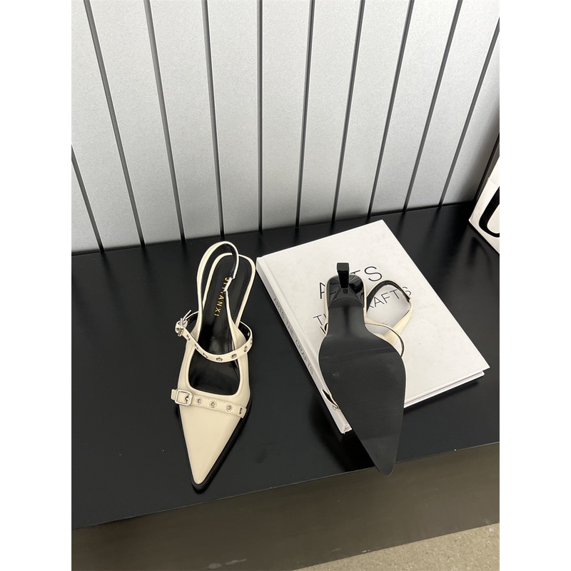 Sandal Cao Gót Mũi Nhọn Thiết Kế Mới Thời Trang Mùa Hè 2023 Dành Cho Nữ
