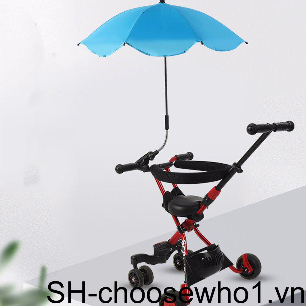 (runbu) Dù Chống Mưa Nắng Chống Tia UV Thông Dụng Gắn Xe Đẩy Em Bé