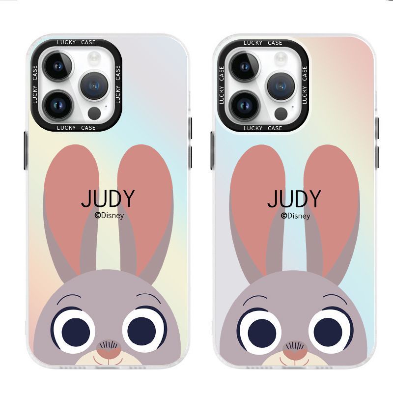 Ốp Điện Thoại Màu Laser Họa Tiết Thỏ Dễ Thương Cho Iphonexr12678Plus 1314 KQ8Z