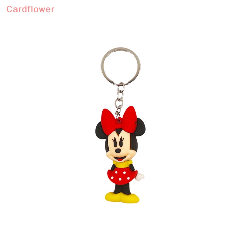 1 Móc Khóa Silicon Hình Chuột Mickey Minnie / Gấu Pooh / Chuột Mickey Dễ Thương Cho Cặp Đôi Mới
