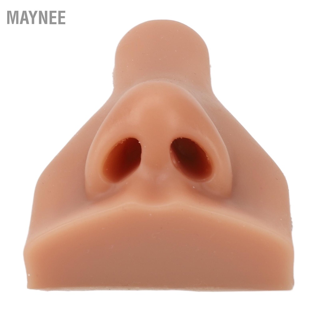 MayneeMô Hình Mũi Silicon 3D Linh Hoạt Mô Hình Thực Hành Mũi Giả Để Luyện Tập Khâu Trang Sức Màn Hình snowa