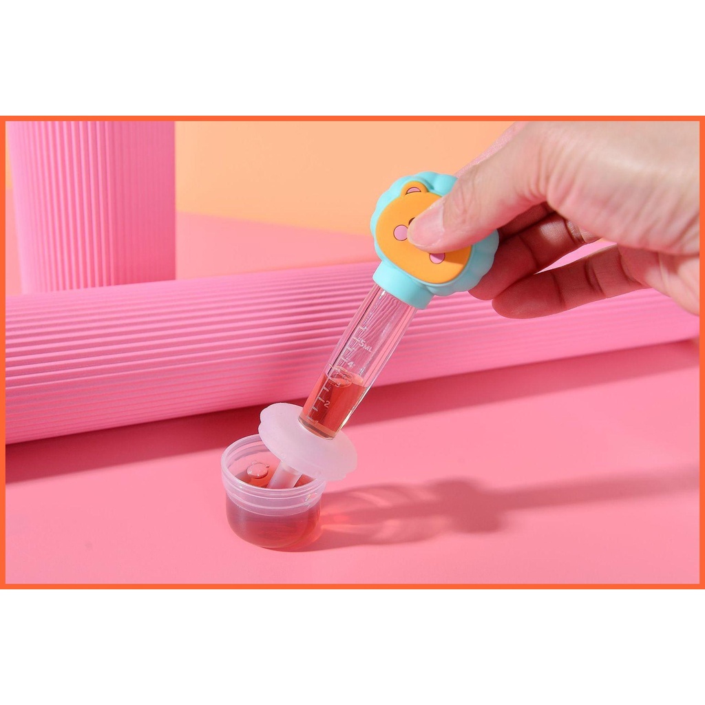 Dụng Cụ Cho Bé Ăn Uống Hình Giọt Nước Trái Cây Hoạt Hình Dễ Thương Chống Cắn Kiểu Gợn Sóng