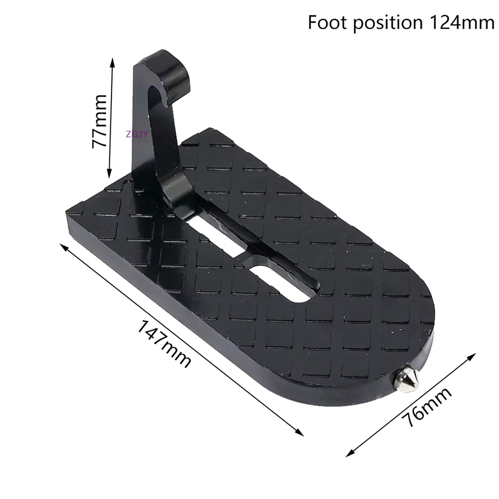 Zgjy Giá Đỡ Bàn Đạp Xe Hơi Có Thể Gập Lại Bằng Hợp Kim Nhôm An Toàn Mới