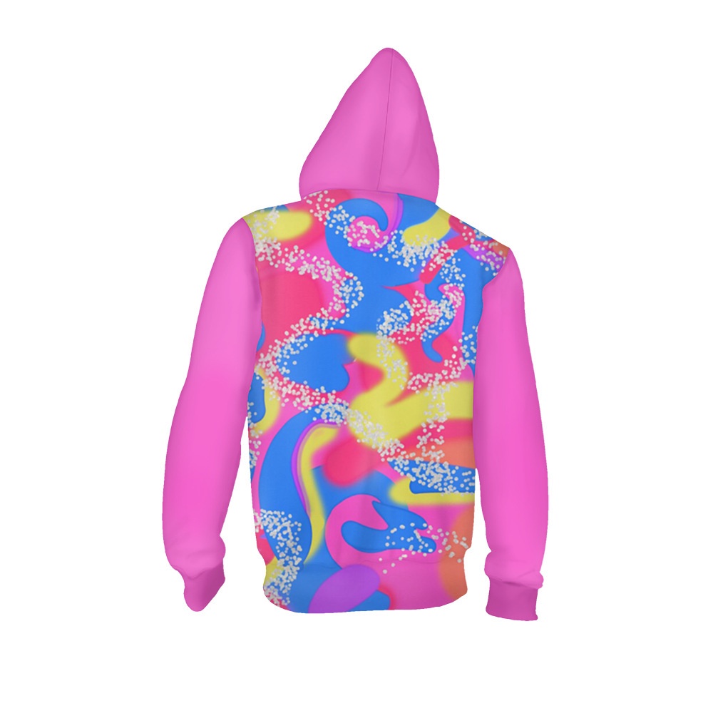 Áo Khoác Hóa Trang Búp Bê Barbie 3D Tay Dài Có Khóa Kéo Thời Trang Unisex 2023