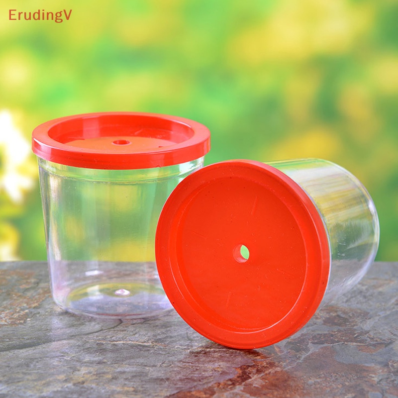 Set 10 Bình Đựng Nước Mini Bằng Nhựa Trong Suốt Hình Chú Rùa Có Nắp Và Dây Treo Tiện Dụng