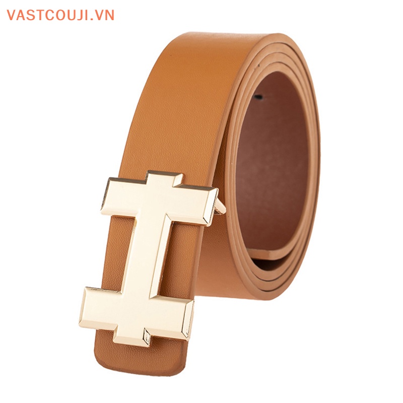 Thắt Lưng Da PU Chất Lượng Cao Thiết Kế Trẻ Trung Cho Nam Và Nữ