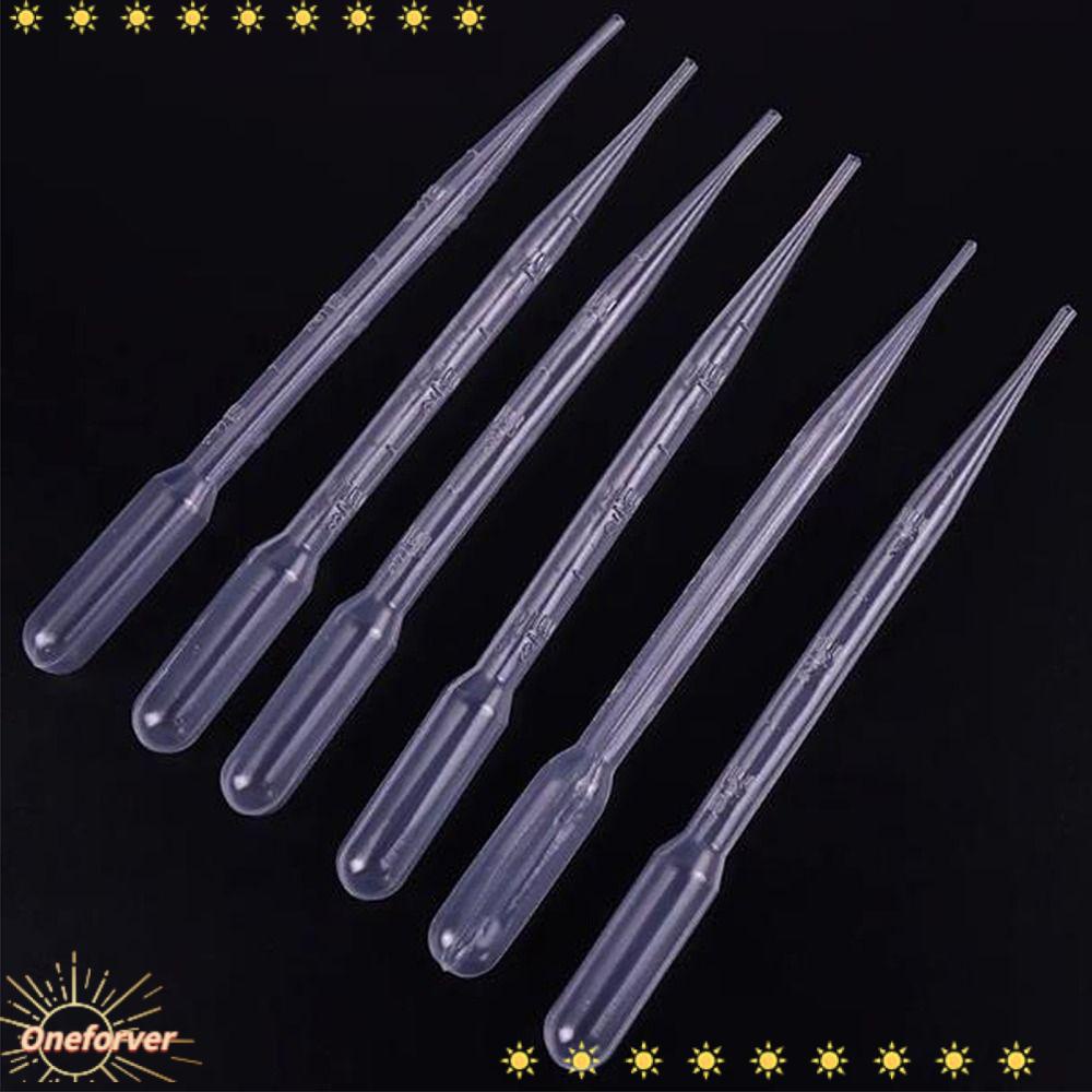 FOREVER Set 100 Ống Nhỏ Giọt 3ml Bằng Nhựa Trong Suốt Cho Khoa Học Và Phòng Thí Nghiệm