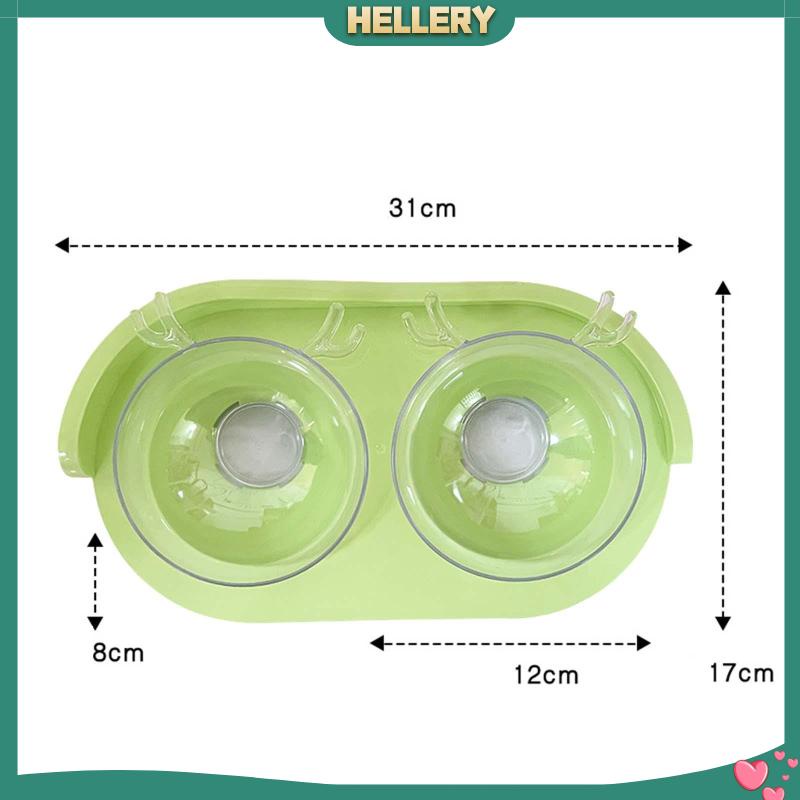 Bát Đựng Thức Ăn Nước Uống Hai Ngăn Có Thể Uốn Cong Cho Thú Cưng
