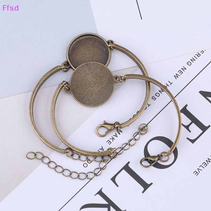 Bộ 4 Khay Làm Trang Sức Hình Tròn Phong Cách Cổ Điển DIY