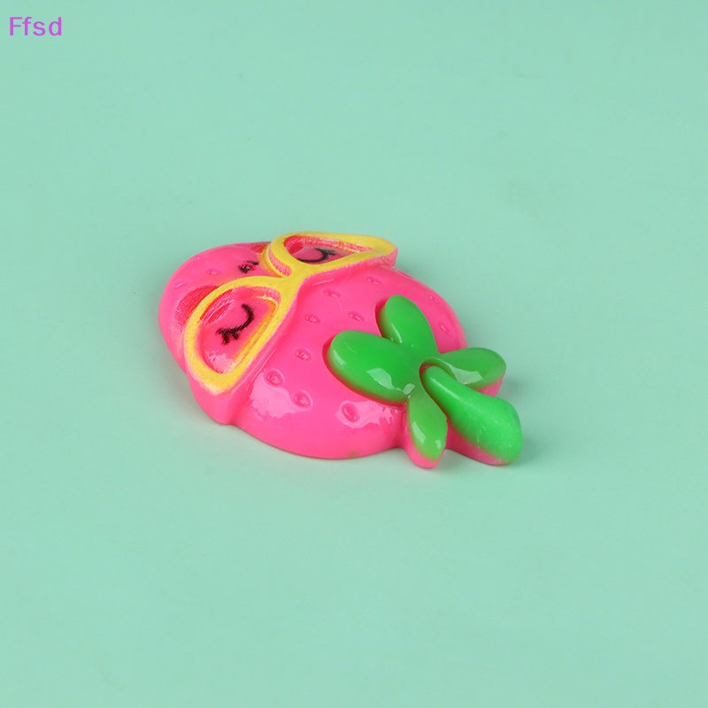 {Ffsd} Set 10 Quả Bơ Dâu Chanh Dưa Hấu Mini Bằng Nhựa Resin Làm Đồ Trang Sức Thủ Công DIY Trang Trí Sổ Lưu Niệm