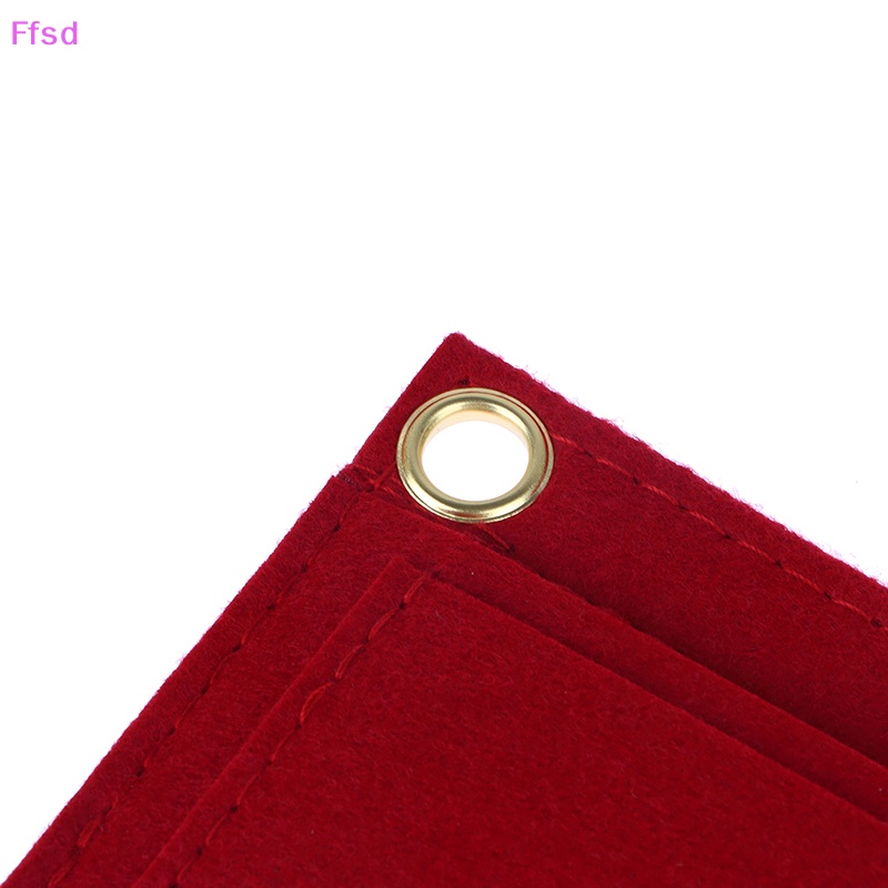 {Ffsd} 1 Túi Đeo Chéo Đựng Thẻ Bằng Vải Nỉ Lót Bên Trong Phong Cách Retro Bán Chạy